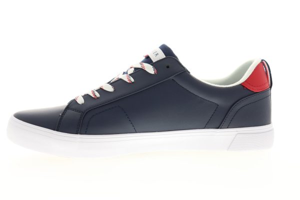 Tommy Hilfiger Rolo TMROLO Mens Blue Low Top Lace Up Designer Sneakers Shoes on Sale - Image 5