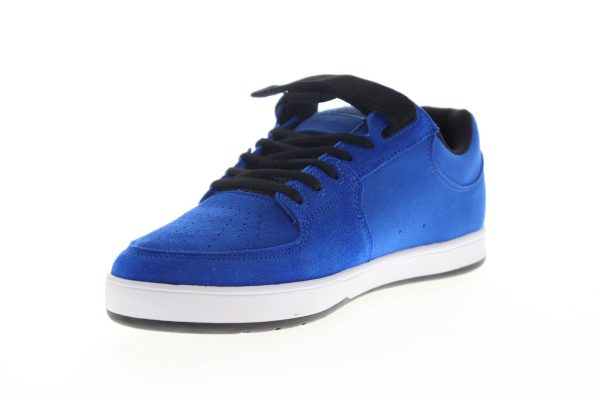 Etnies Joslin 2 Mens Blue Suede Low Top Lace Up Skate Sneakers Shoes Hot on Sale - Image 4