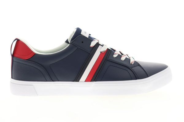 Tommy Hilfiger Rolo TMROLO Mens Blue Low Top Lace Up Designer Sneakers Shoes on Sale