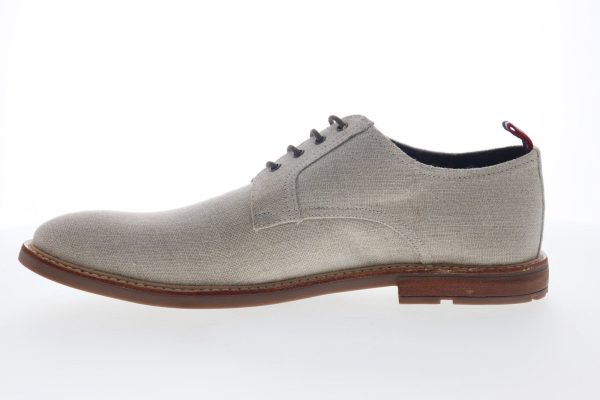 Ben Sherman Birk Plain Toe BNM00022 Mens Beige Tan Canvas Low Top Oxfords Shoes Hot on Sale - Image 5