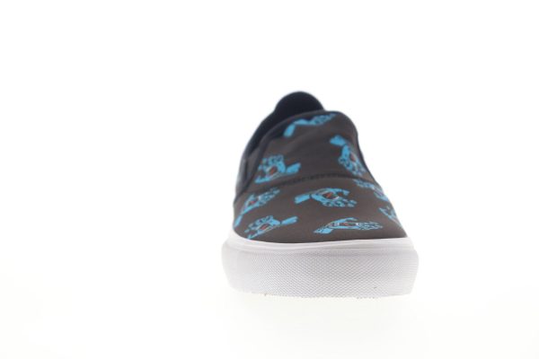Emerica Wino G6 Slip-On X Santa Cruz Mens Black Suede Low Top Sneakers Shoes For Sale - Image 3