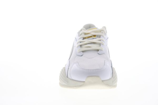 Puma Rs-X3 Luxe 37429301 Mens White Mesh Lace Up Lifestyle Sneakers Shoes For Cheap - Image 3