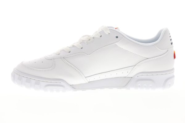 Ellesse Tanker LO 6-13670 Mens White Leather Low Top Lifestyle Sneakers Shoes For Discount - Image 5