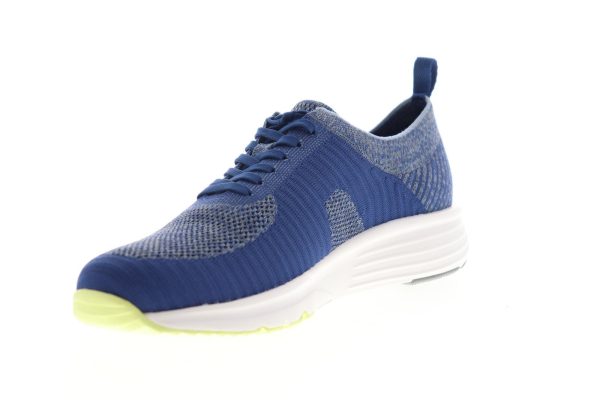 Camper Drift K100288-011 Mens Blue Canvas Lace Up Euro Sneakers Shoes Hot on Sale - Image 4