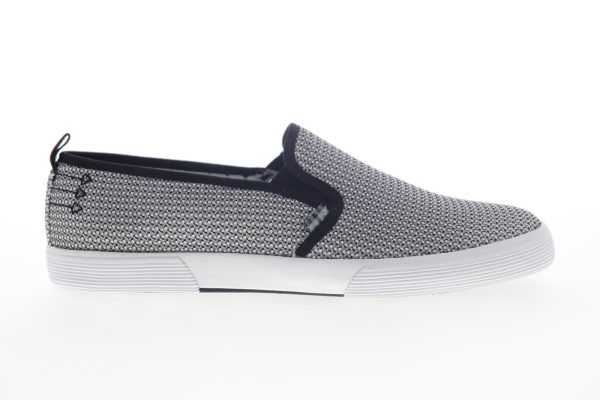 Ben Sherman Bradford Slip On BNM00062 Mens Black Mesh Lifestyle Sneakers Shoes Discount