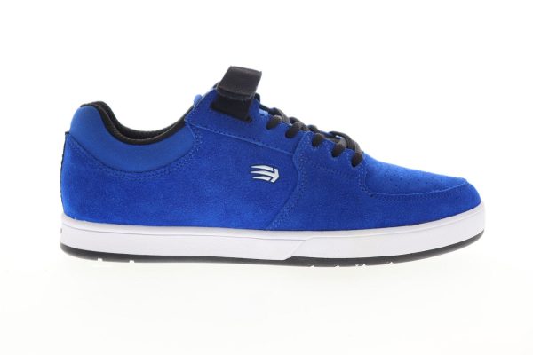 Etnies Joslin 2 Mens Blue Suede Low Top Lace Up Skate Sneakers Shoes Hot on Sale