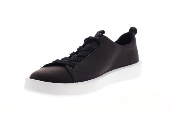 Camper Courb K100474-002 Mens Black Nubuck Leather Low Top Euro Sneakers Shoes Online Hot Sale - Image 4