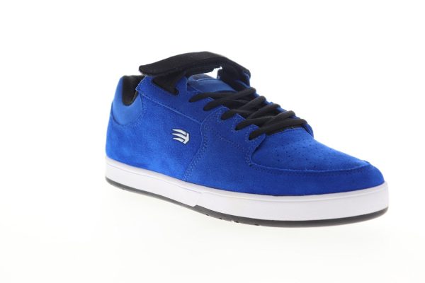 Etnies Joslin 2 Mens Blue Suede Low Top Lace Up Skate Sneakers Shoes Hot on Sale - Image 2