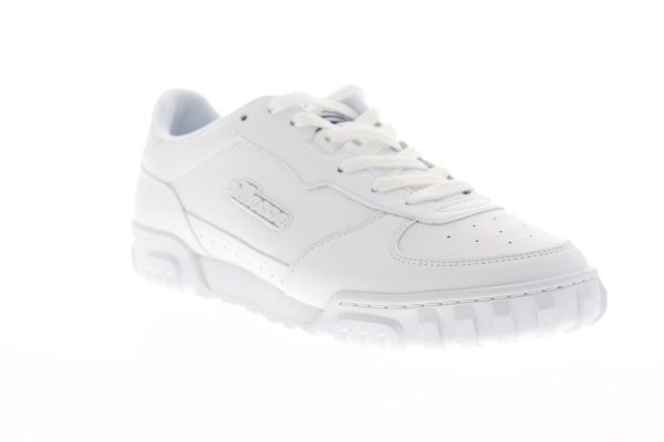 Ellesse Tanker LO 6-13670 Mens White Leather Low Top Lifestyle Sneakers Shoes For Discount - Image 2