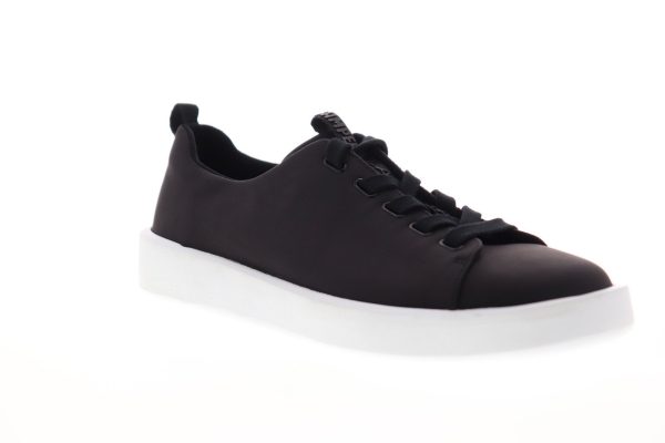 Camper Courb K100474-002 Mens Black Nubuck Leather Low Top Euro Sneakers Shoes Online Hot Sale - Image 2