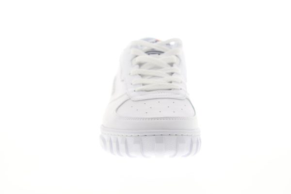 Ellesse Tanker LO 6-13670 Mens White Leather Low Top Lifestyle Sneakers Shoes For Discount - Image 3