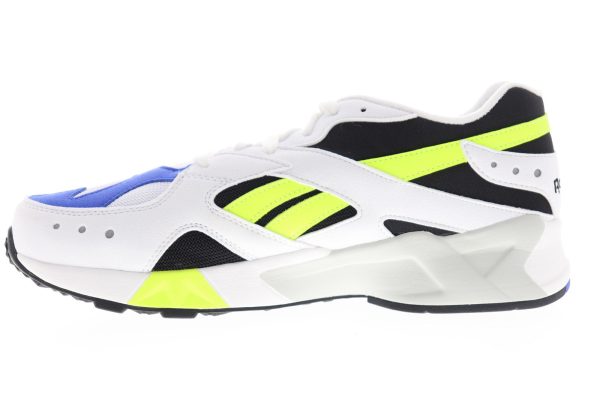 Reebok Aztrek CN7840 Mens White Mesh Lace Up Lifestyle Sneakers Shoes Online now - Image 5
