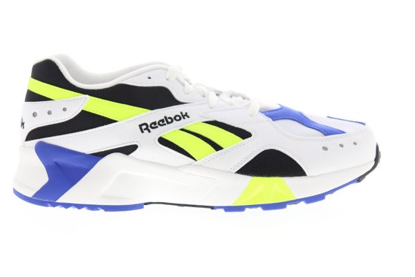 Reebok Aztrek CN7840 Mens White Mesh Lace Up Lifestyle Sneakers Shoes Online now