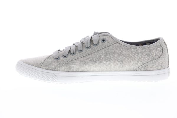 Ben Sherman Conall Lo BNM00117 Mens Gray Canvas Lifestyle Sneakers Shoes Discount - Image 5