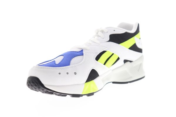 Reebok Aztrek CN7840 Mens White Mesh Lace Up Lifestyle Sneakers Shoes Online now - Image 4