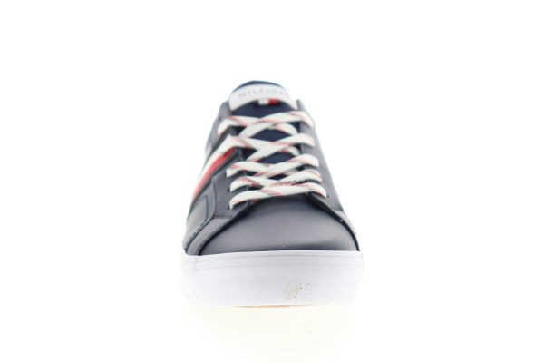 Tommy Hilfiger Rolo TMROLO Mens Blue Low Top Lace Up Designer Sneakers Shoes on Sale - Image 3