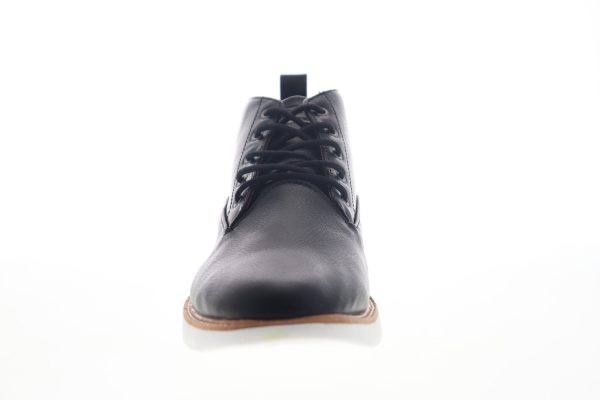 Ben Sherman Nu Casual Chukka BNMS19011 Mens Black Leather Lace Up Chukkas Boots For Sale - Image 3