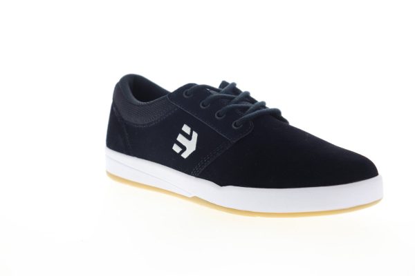 Etnies Score Mens Blue Suede Low Top Lace Up Skate Sneakers Shoes For Sale - Image 2