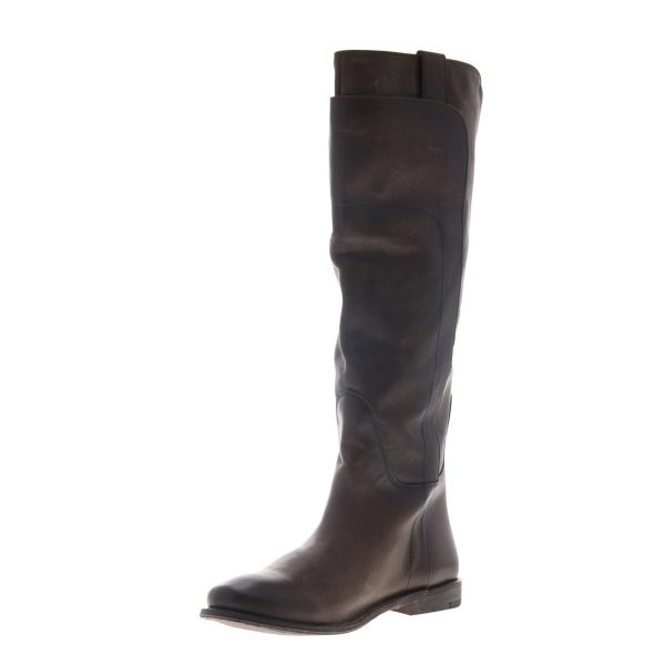 Frye Paige Tall Riding 76534 Womens Brown Leather Slip On Casual Dress Boots Online Sale - Image 4