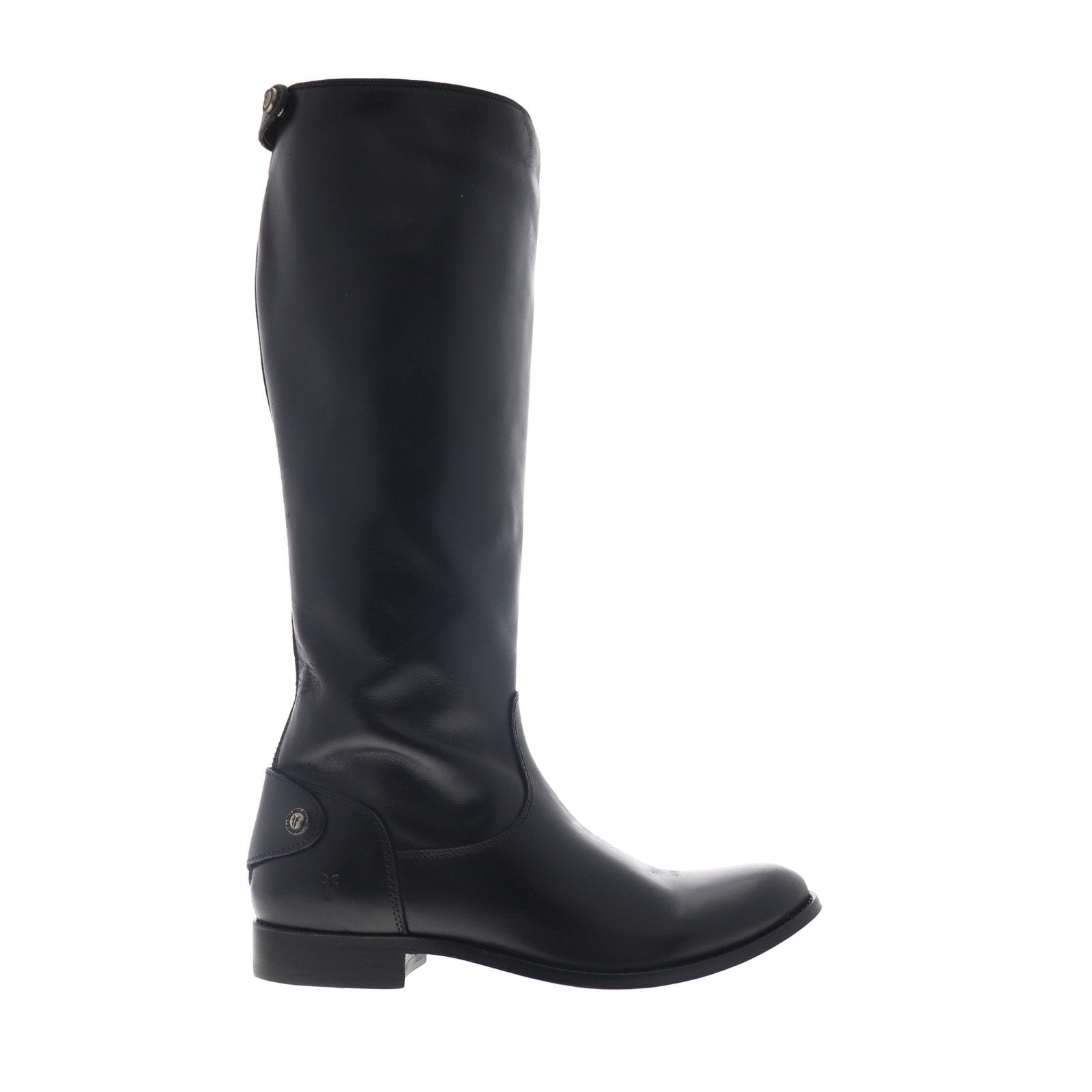 Frye Melissa Button Back Zip 70635 Womens Black Leather Casual Dress Boots Fashion