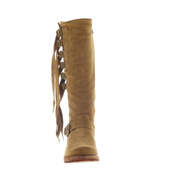 Frye Veronica Strap Tall 70592 Womens Brown Suede Zipper Casual Dress Boots Online now - Image 3