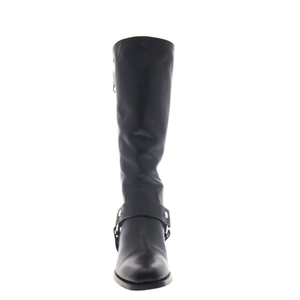 Frye Modern Harness Tall 70565 Womens Black Leather Casual Dress Boots Online Sale - Image 3