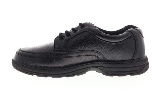 Nunn Bush Colton 83055-78 Mens Black Leather Lace Up Plain Toe Oxfords Shoes For Discount - Image 5