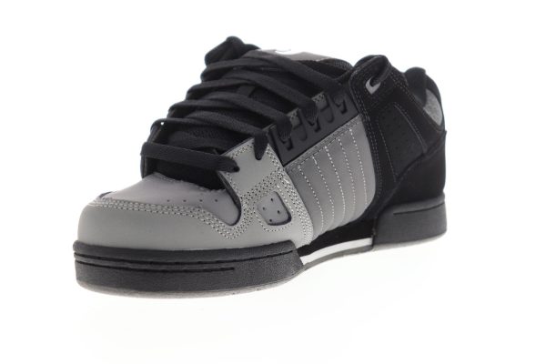 DVS Celsius Mens Gray Leather Lace Up Skate Sneakers Shoes Hot on Sale - Image 4