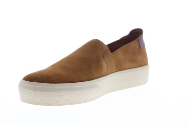 Frye Beacon Slip On 80109 Mens Brown Suede Lifestyle Sneakers Shoes Online now - Image 4
