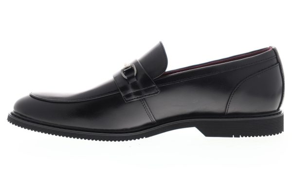 Steve Madden P-Orson Mens Black Leather Slip On Casual Loafers Shoes Fashion - Image 5