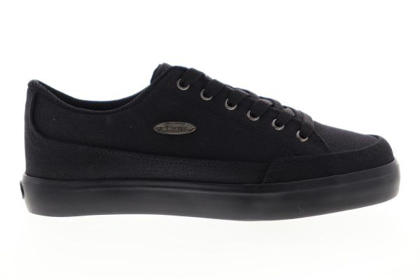 Lugz Colony CC MCOLCC-001 Mens Black Canvas Low Top Lifestyle Sneakers Shoes For Sale