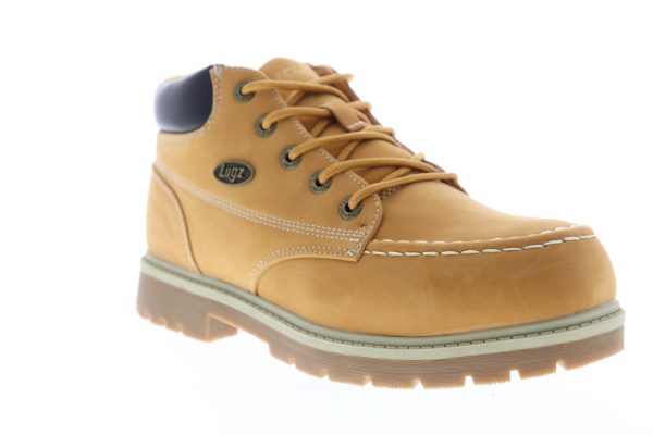 Lugz Loot Slip Resistant MLOOTK-7401 Mens Brown Nubuck Leather Chukkas Boots Online - Image 2