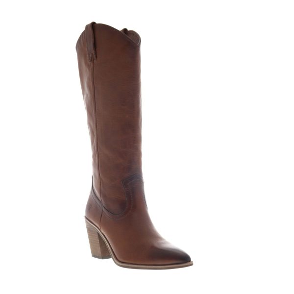 Frye Faye Pull On 70463 Womens Brown Leather Slip On Casual Dress Boots Cheap - Image 2