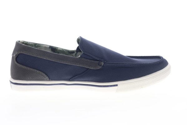Tommy Bahama Costa Venetian TB7S00158 Mens Blue Canvas Casual Loafers Shoes on Sale