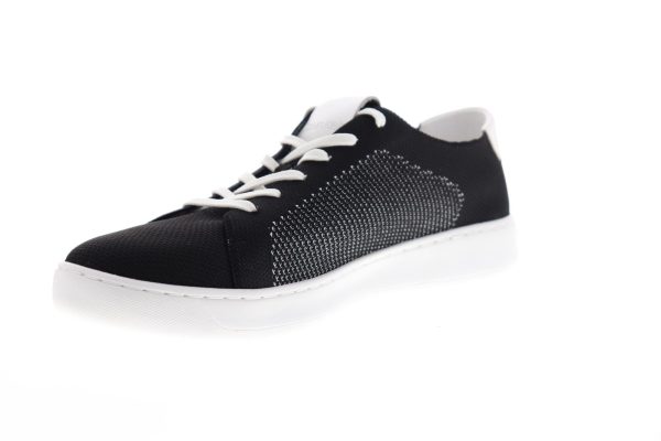Calvin Klein Freeport Knit 34F1287-BLK Mens Black Canvas Designer Sneakers Shoes Online now - Image 4