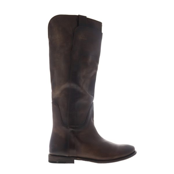 Frye Paige Tall Riding 76534 Womens Brown Leather Slip On Casual Dress Boots Online Sale