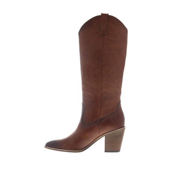 Frye Faye Pull On 70463 Womens Brown Leather Slip On Casual Dress Boots Cheap - Image 5