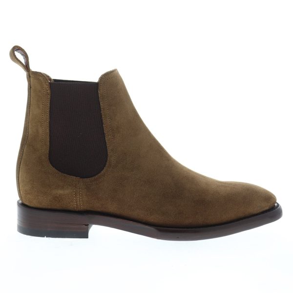 Frye Weston Chelsea 85048 Mens Brown Suede Slip On Boots For Discount