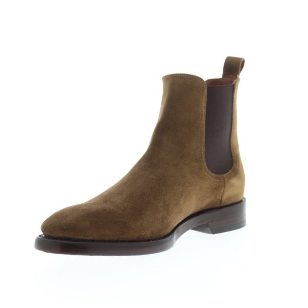 Frye Weston Chelsea 85048 Mens Brown Suede Slip On Boots For Discount - Image 4