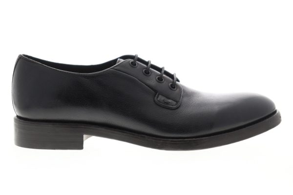 Frye Chase Derby 80047 Mens Black Leather Low Top Plain Toe Oxfords Shoes Cheap
