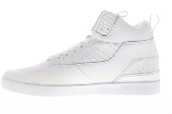 Supra Penny Pro 06567-101-M Mens White Suede Low Top Skate Sneakers Shoes Cheap - Image 5