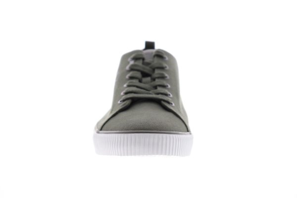 Calvin Klein Arnold 34S0369-MRY Mens Green Canvas Designer Sneakers Shoes Cheap - Image 3