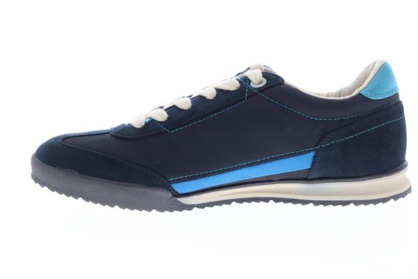 Calvin Klein Ruben 34S4025-MDY Mens Blue Suede Lace Up Designer Sneakers Shoes Fashion - Image 5