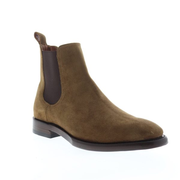 Frye Weston Chelsea 85048 Mens Brown Suede Slip On Boots For Discount - Image 2