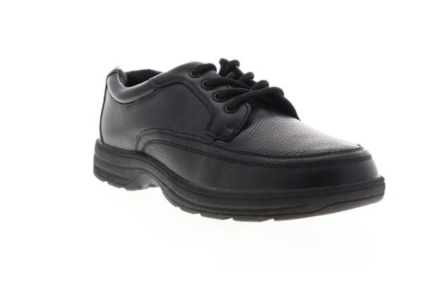 Nunn Bush Colton 83055-78 Mens Black Leather Lace Up Plain Toe Oxfords Shoes For Discount - Image 2