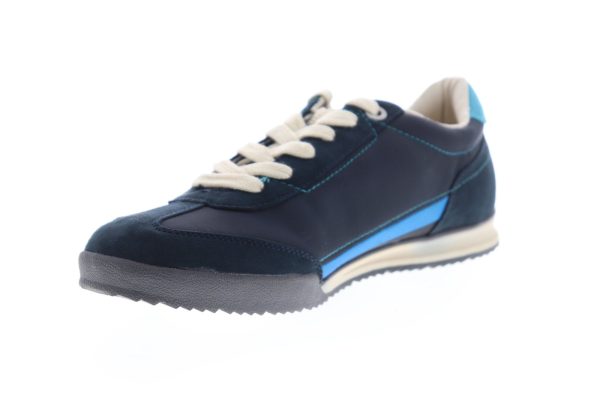 Calvin Klein Ruben 34S4025-MDY Mens Blue Suede Lace Up Designer Sneakers Shoes Fashion - Image 4
