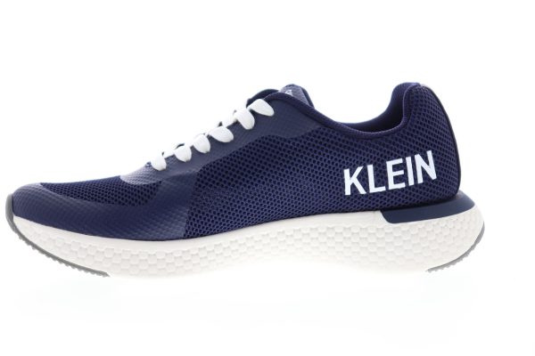 Calvin Klein Amos 34S0584-NVY Mens Blue Mesh Low Top Designer Sneakers Shoes Online now - Image 4