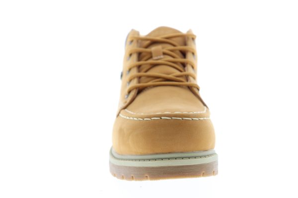 Lugz Loot Slip Resistant MLOOTK-7401 Mens Brown Nubuck Leather Chukkas Boots Online - Image 3