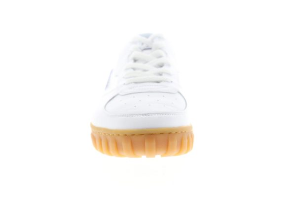 Ellesse Tanker LO 613666 Mens White Leather Low Top Lifestyle Sneakers Shoes Cheap - Image 3