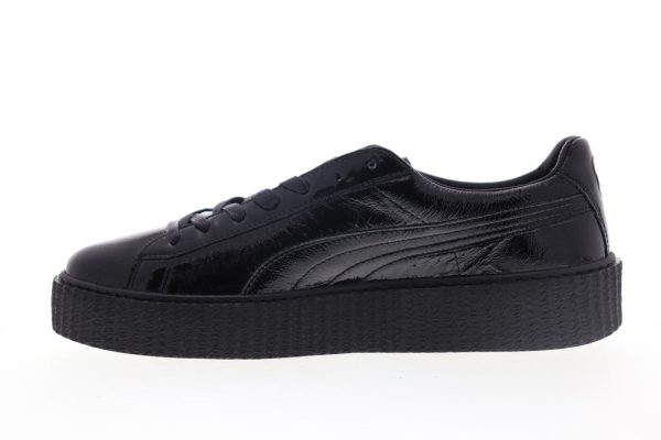 Puma Creeper Cracked Leather 36464101 Mens Black Lifestyle Sneakers Shoes Fashion - Image 5